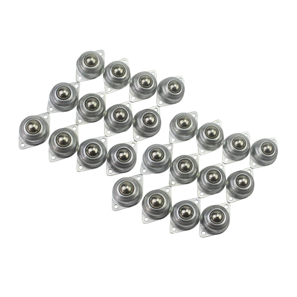 24 Pieces -15A Ball Transfers Universal Rotation Ball Conveyor Wheel Caster Roller 5/8 Inch 4853123746760