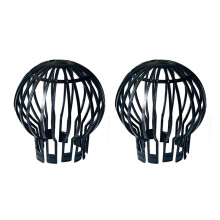 2X Downpipe Filter Plastic Roof Gutter Balloon Guard Filters for Most Household Downpipes Garden Protective Cover