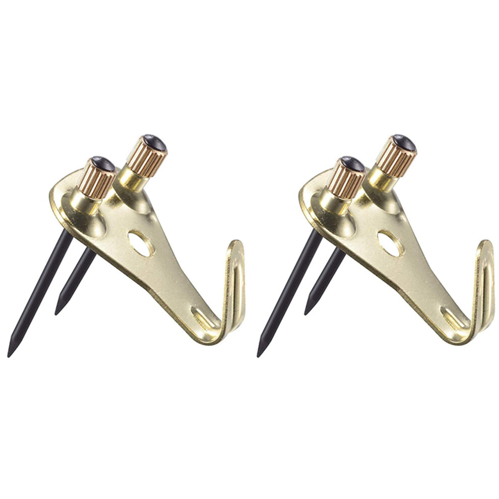 40 Pack 50 Lbs Picture Frame Hangers Hooks With Nails, Heavy Duty Plaster Wall Pro Photo/Heavy Mirror Hanging Kit 4853123748924