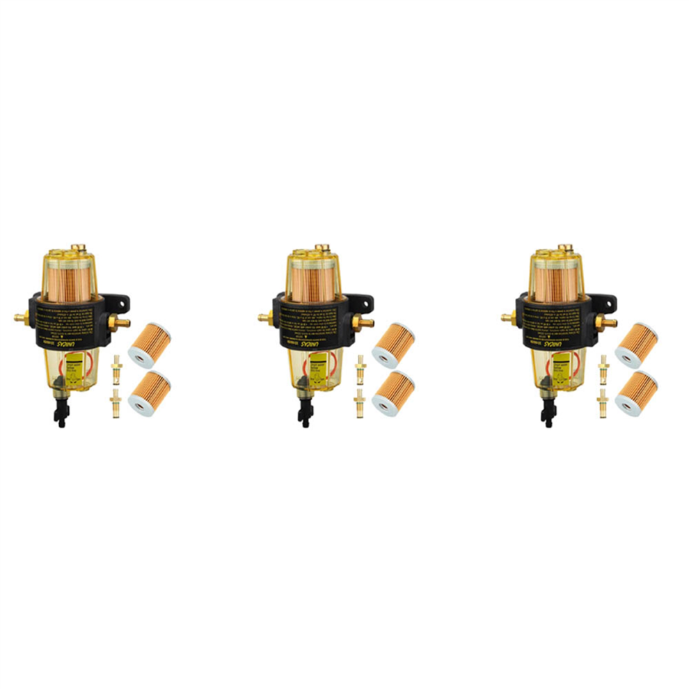 9Pcs Uf-10K Fuel Filter Fuel Water Separator Assembly Fuel Filter Assembly For Tohatsu Mercury Outboard 4853123758992