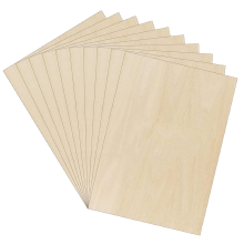 10 x Plywood Panels , A3 Wooden Panel, Fretsaw Wood, 400 300 2 mm