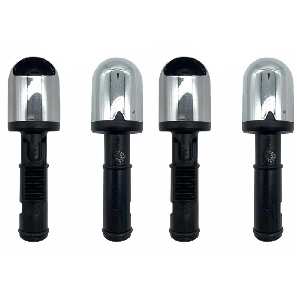 4X Headlight Washer Nozzle 99762826300 For - 2009-2010 991 911 718 981 Black 4853123769585