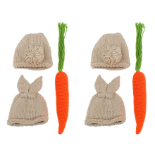 2X Newborn Baby Photography Props Infant Boy Girl Knit Photo Outfits