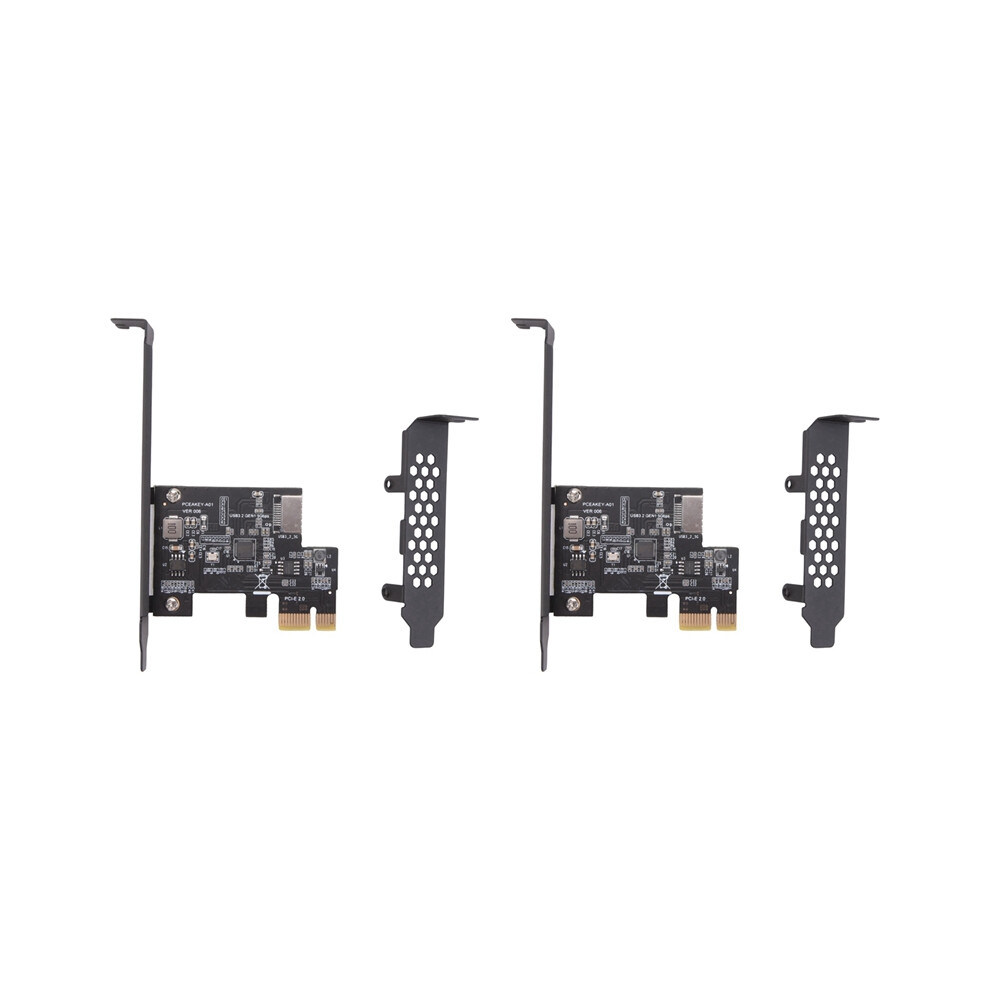 Pci-E 1X To Usb 3.2 Gen1 5Gbps Type-E A-Key Expansion Card(Asm1042a) 4853123785011