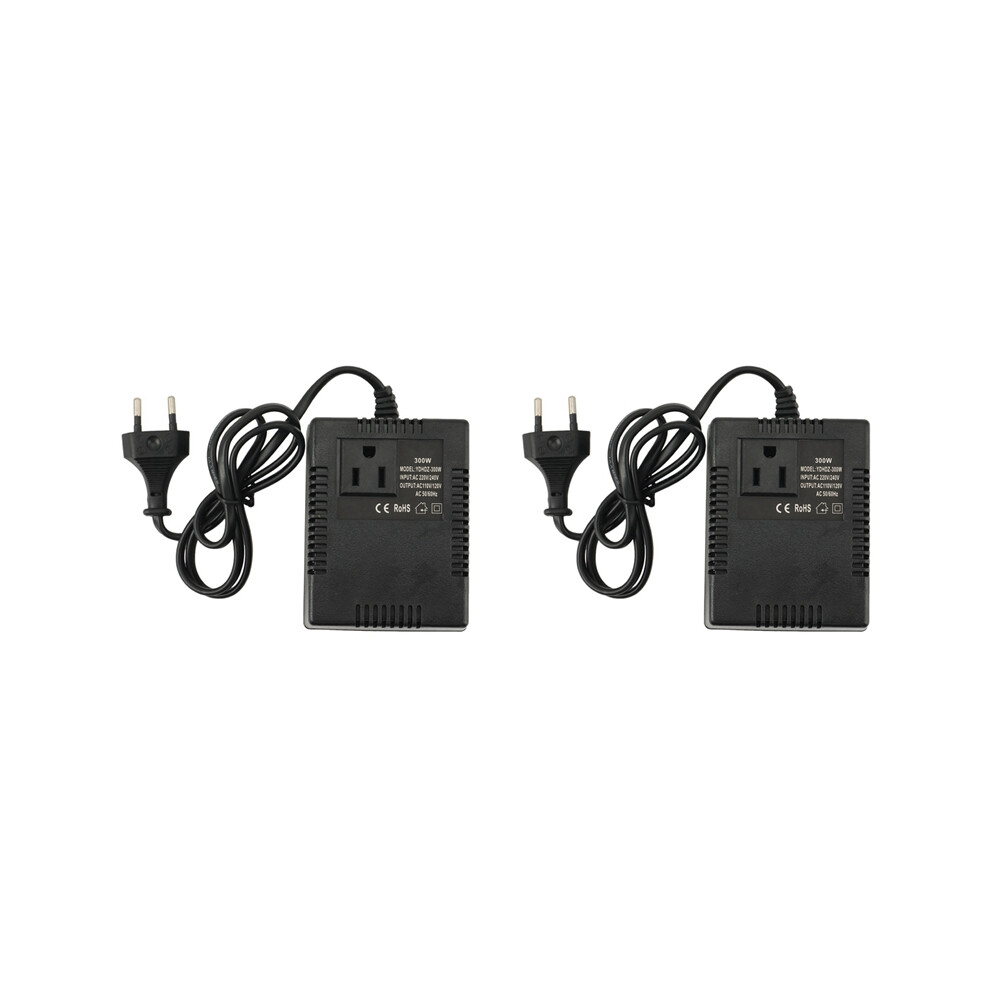 300W Voltage Converter 220V To 110V Transformer Adapter Eu Plug 4853123782560