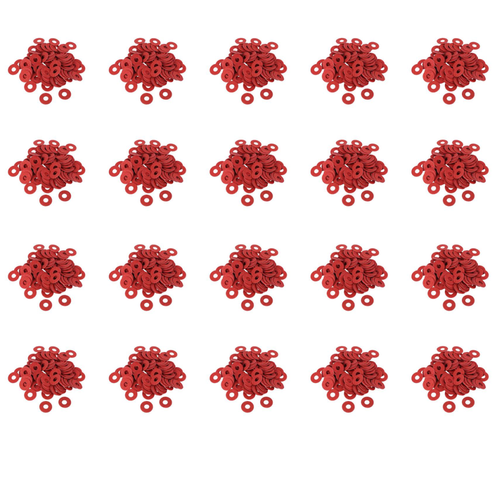 100Pcs Red Motherboard Screw Insulating Fiber Washers 4853123782218