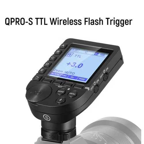 QPRO-S TTL HSS Wireless Flash Trigger 1/8000s for Camera 2