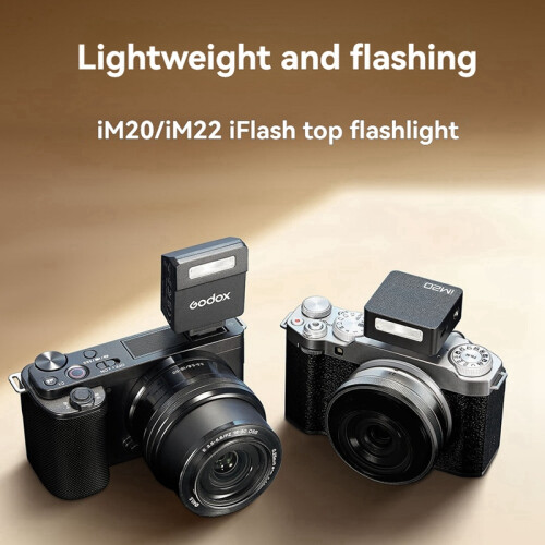 IM22 Camera Flash Light with Hot Shoe Mount Portability Design 2