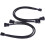 4 Pack PWM Fan Splitter Cable Y Computer PC Pin 1 to 2 ,Braided 8