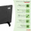 Oypla Oypla 2000W Black Glass Free Standing/Wall Mounted Electric Panel Convector Heater 6
