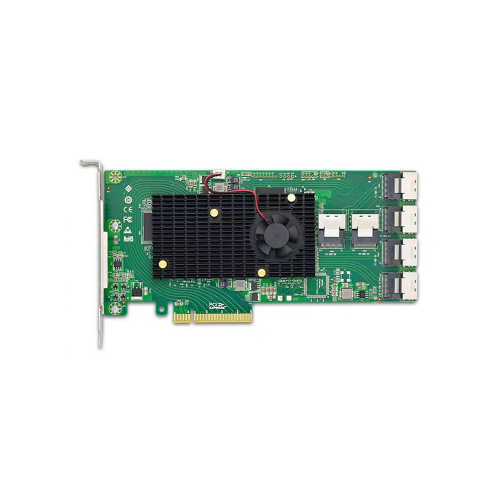 Pcie X8 To 6-Port Sff-8087 Sas/Sata 6Gb/S Hba Controller Card. 4853123787589