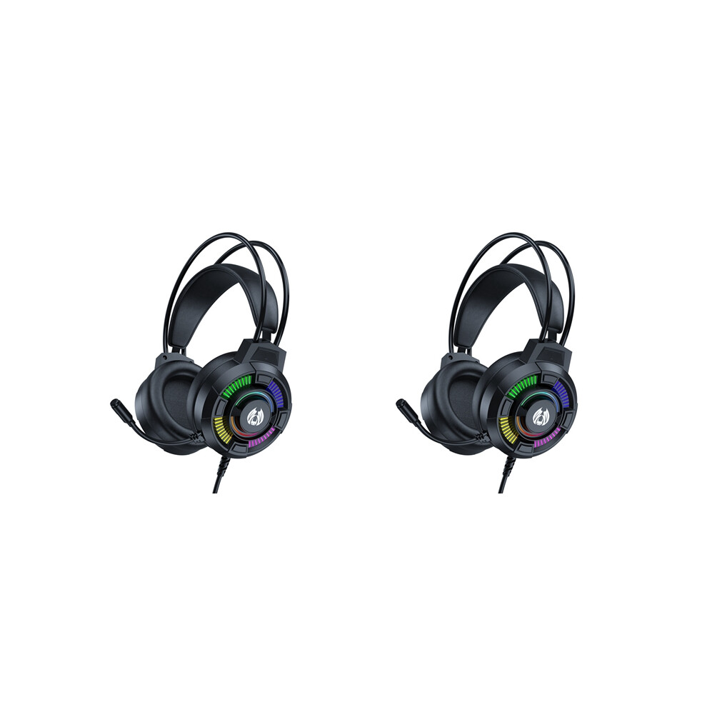 Gaming Headset 7.1 Stereo Surround Bass Headphones Rgb Active Noise 4853123789729