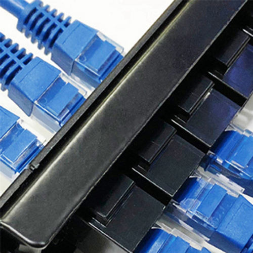 8 Port Straight-Through CAT6 Patch Panel RJ45 Network Cable Adapter 2