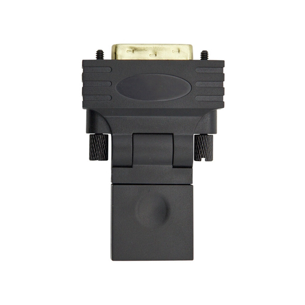 Dvi To -Compatible Adapter Male Female 360 Degree Rotating 4853123795720