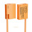 Dummy Battery with Braided Wire DC Coupler Accessory for 7