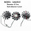 Replace Cooling Fan for GAMING, Graphics Cards Enhanced 1PCS 4