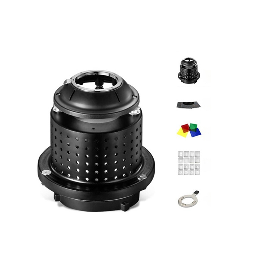Ot1 Photograph Flash Snoot Conical Lens Mount For Light 4853123791661
