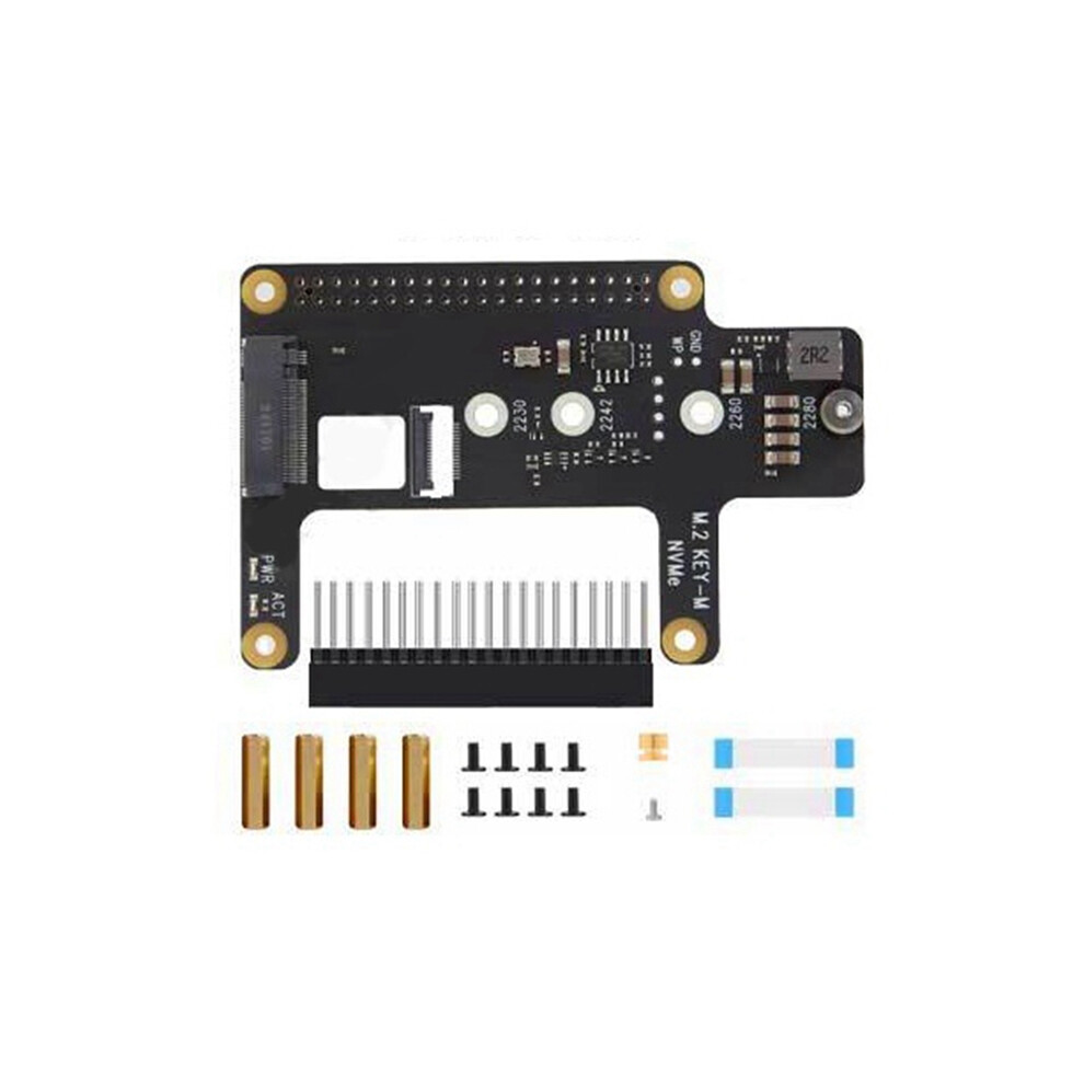 X1015 For Pi 5 Expansion Board Pcie To M.2 Nvme Ssd 4853123701332
