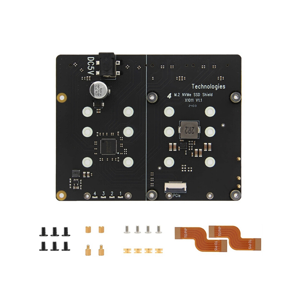 X1011 Pcie To M.2 Nvme Ssd Expansion Board For 5 4853123700991