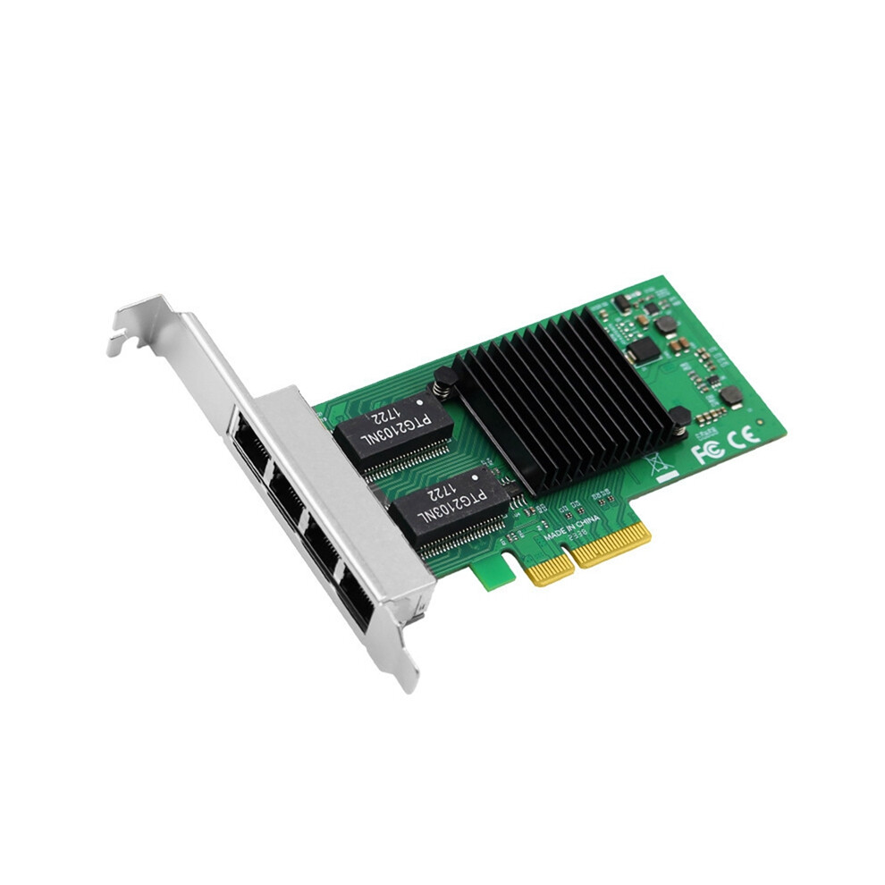 4Port Pcie X4 Rj45 Lan Network Card High Speed Ethernet Adapter 4853123799032