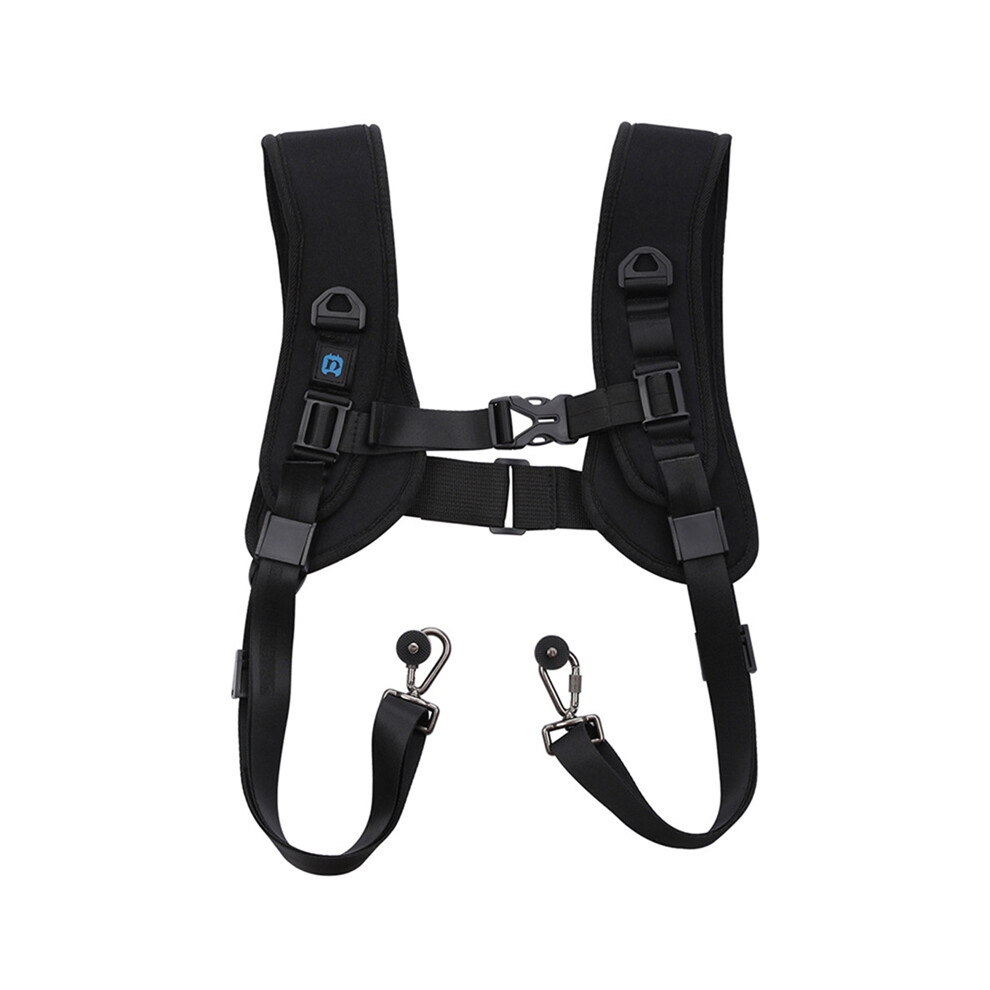 Dslr Camera Dual Shoulder Strap Harness With Quick Release 4853123798813