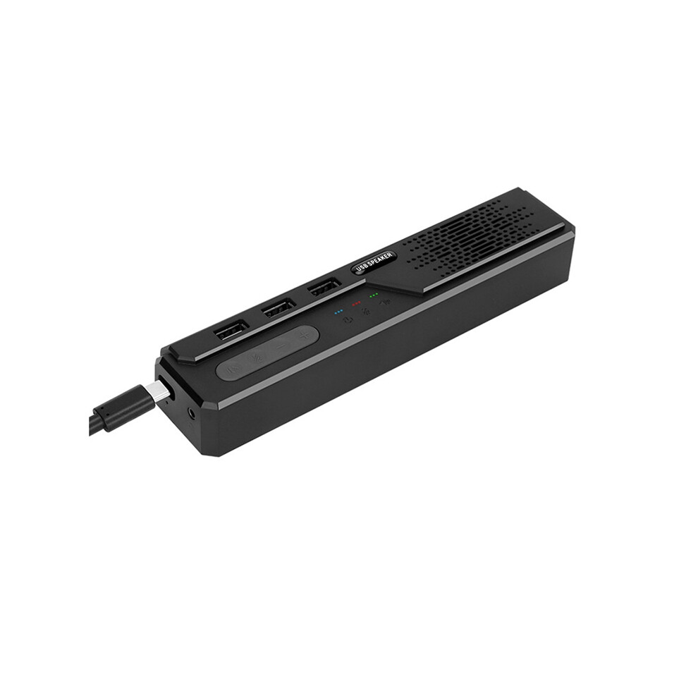 Pc Usb Hub With Bluetooth Speaker Multifunctional Desktop 4853123704470
