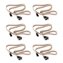 ATX PC Netzkabel 2 Schalter Auf Mit LED Licht Ein / Aus Reset