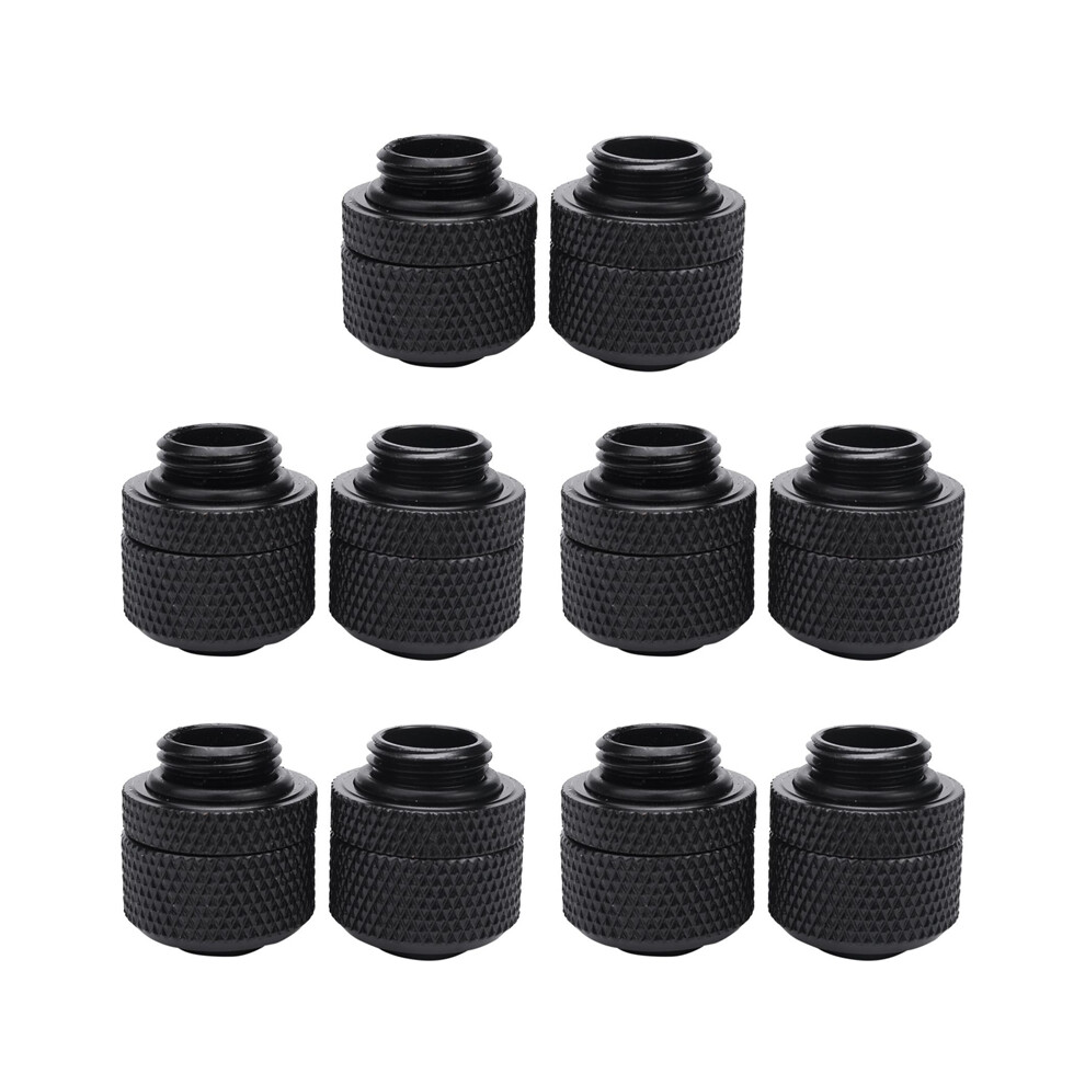 G1/4 External Thread Pagoda For Computer Cooling Connector Black 4853123704913