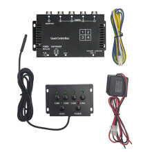 4 Channel Video Splitter 1080P AHD DC12V 24V for RV Truck Bus