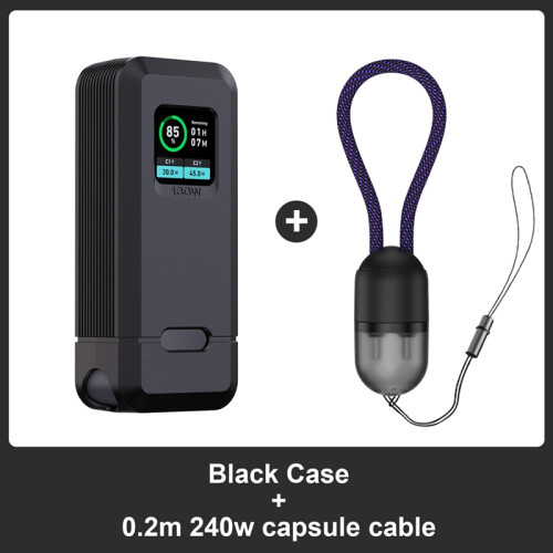 Silicone Case for Prime 130W Power Bank,Black,B 2