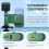 Bluetooth Selfie Stick with Remote Shutter Anti green 6