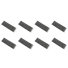 White Letters French Azerty Keyboard Sticker Cover Black for Laptop