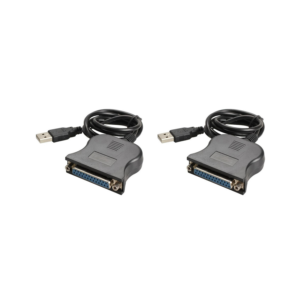 Usb To 25 Pinhole Parallel Cable Db25 Interface Ieee 1284 Printer 4853123714929
