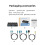 KVM Switch VGA+-compatible 1080P with USB 2.0 Port 6