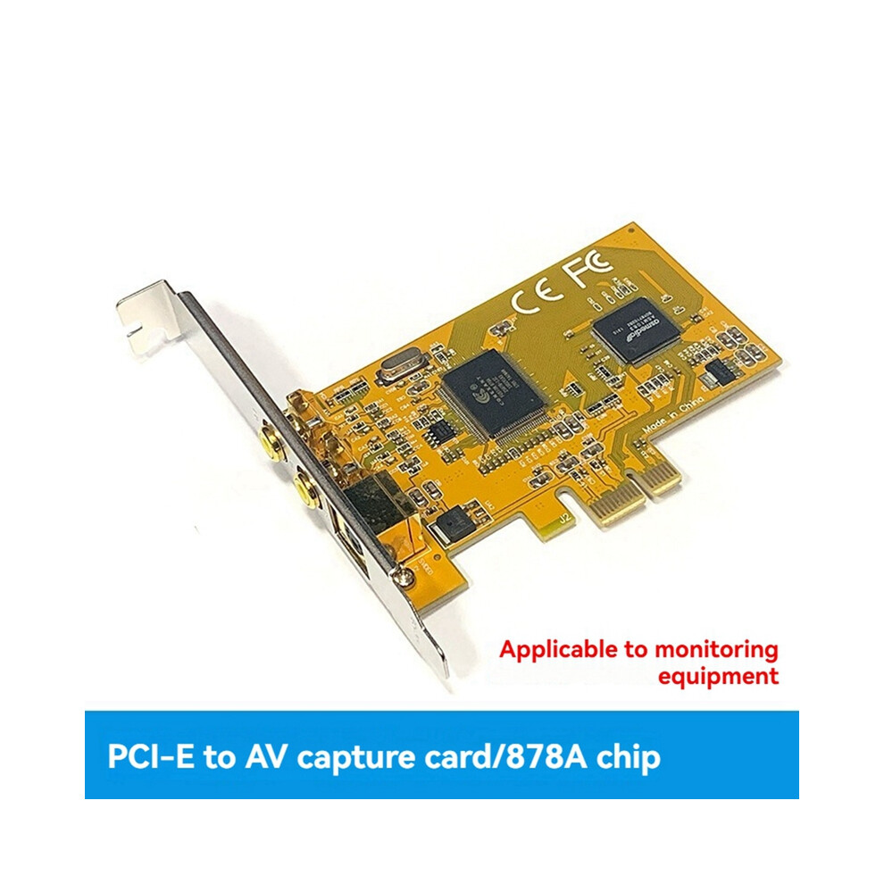 Pcie To Av 878A Video Capture Card Surveillance Hd Image 4853123718392
