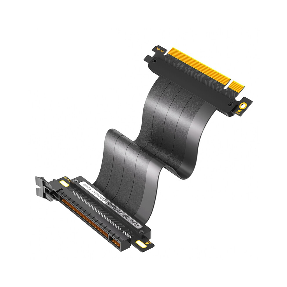 Spactz Gold Pcie 4.0 16X Extension Cable High Speed Gpu Riser 25Cm
