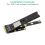 Mini PCI-E to M.2 M Key Adapter PCIExpress NVME SSD Converter 6