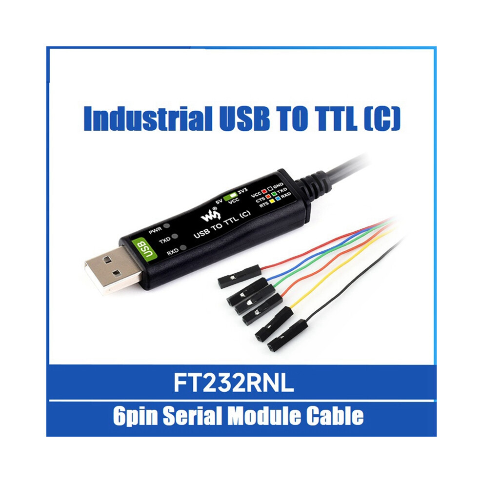 Photos - Cable (video, audio, USB) USB to TTL (C) 6pin Serial Module Cable FT232RNL for Pi 5