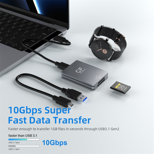 2 in 1 CFexpress Type A SD Card Reader USB 3.2 10Gbps 2