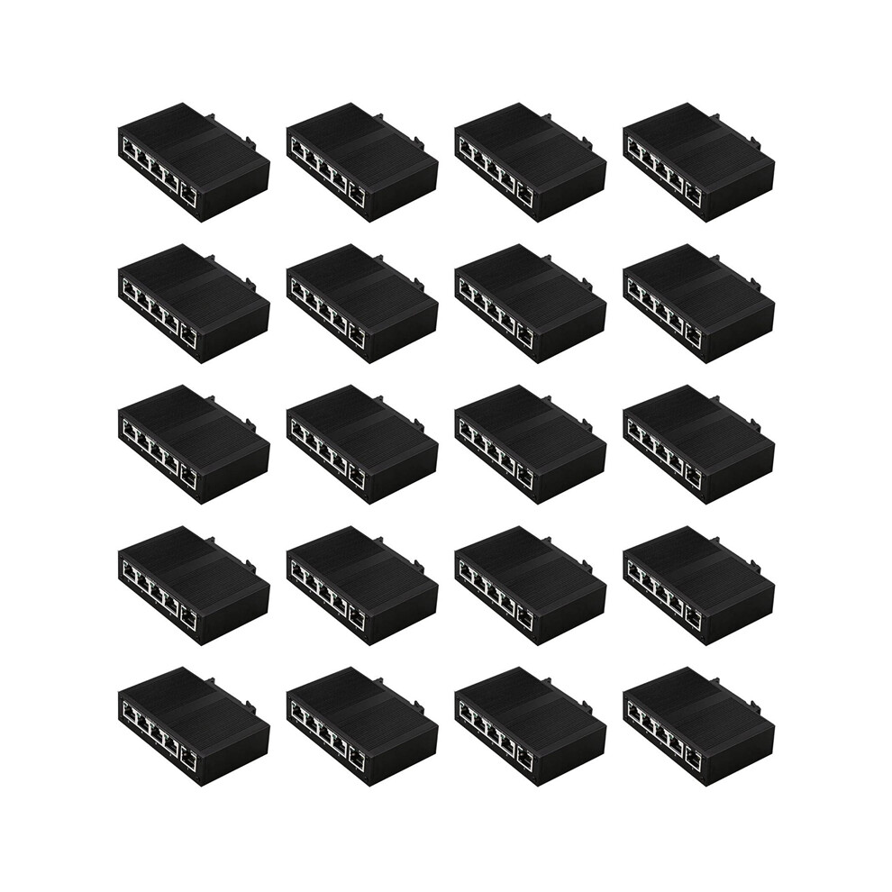 Photos - Switch 5 Port 100Mbps Network Ethernet Industrial Grade 