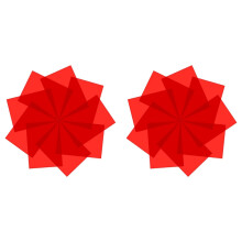 9Pcs Gel Light Filter for Film,Video,Photo,Stage (Red)