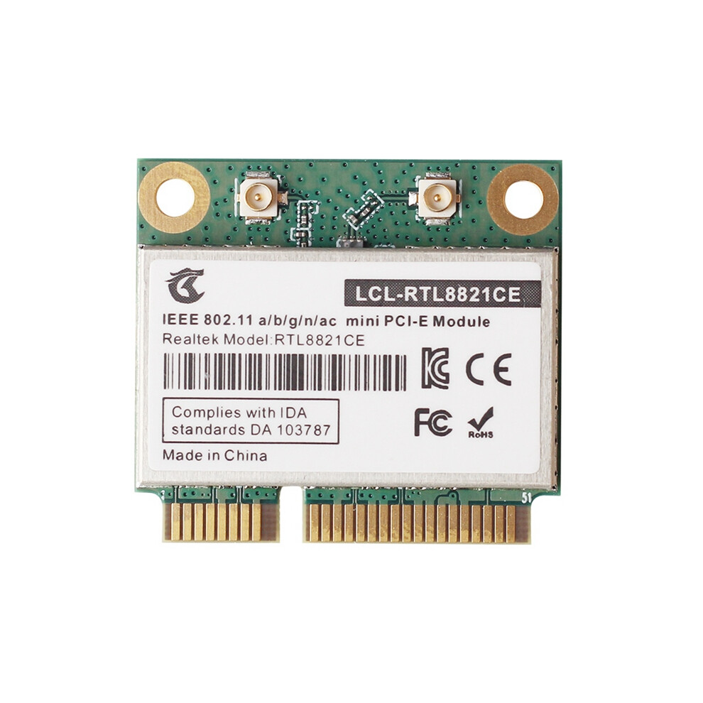 Rtl8821ce 802.11Ac For Bluetooth 4.2 433Mbps 2.4Ghz/5Ghz Dual Band 4851802984410