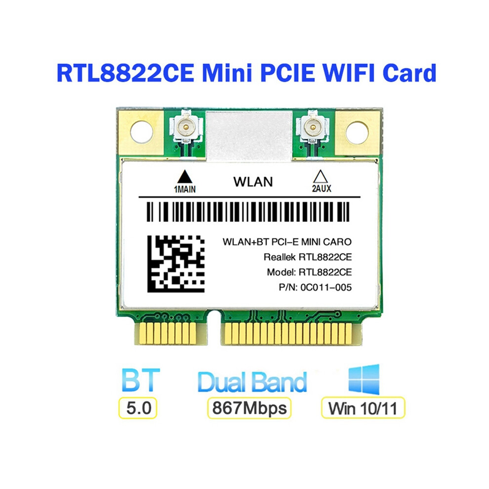 Rtl8822ce 1200Mbps 2.4G/5Ghz 802.11Ac Wifi Card 4851802983932