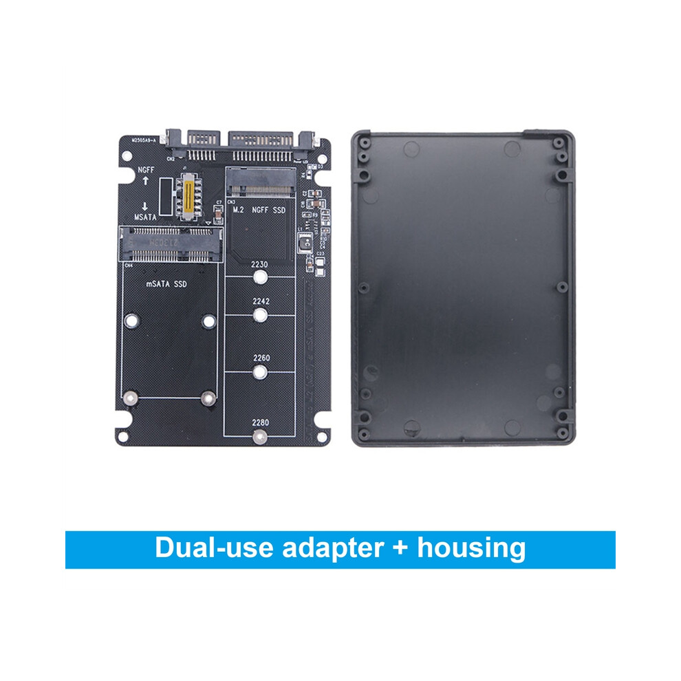 M.2 Ngff Msata Ssd To Sata 3.0 2 In 1 Converter Card Adapter 4851802982652