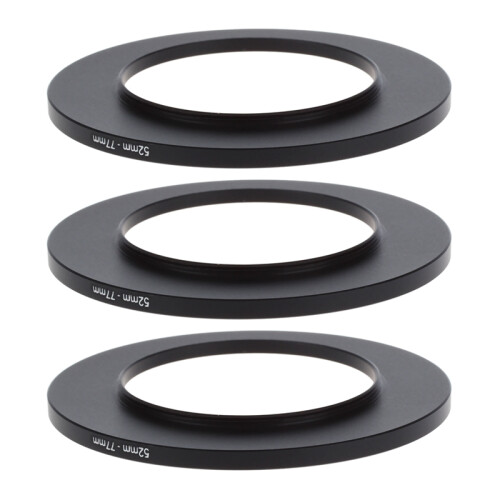 52mm-77mm 52-77 Metal Step Up Filter Ring Adapter for Camera 1