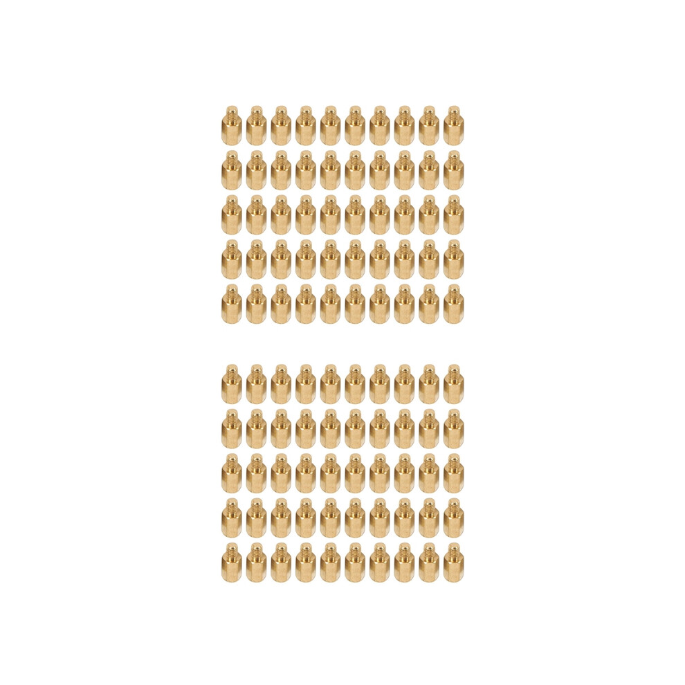 50 Pcs Pc Pcb Motherboard Brass Standoff Hexagonal Spacer M3 7+4Mm 4851802986322