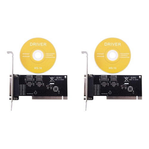 25Pin Parallel Pci To Db25 Printer Port Controller Card