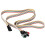 ATX PC Netzkabel 2 Schalter Auf Mit LED Licht Ein / Aus Reset 4