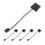 5Pcs IDE to 3 Pin Fan Power Cable PC Cooling Convertor 2