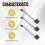 5Pcs IDE to 3 Pin Fan Power Cable PC Cooling Convertor 8